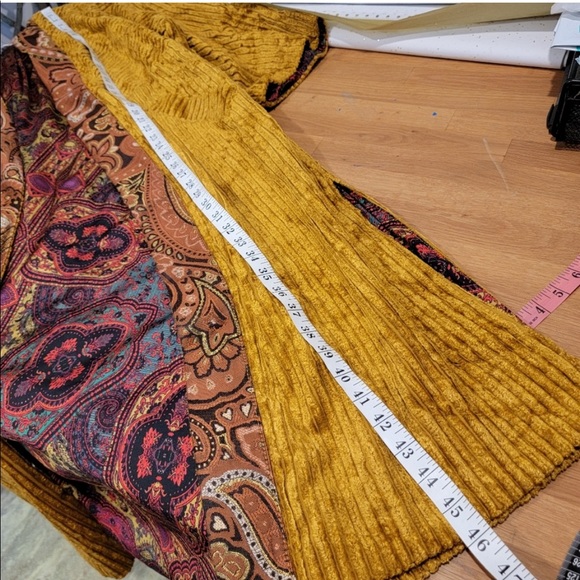 Free People Delphine Kimono Gold Coat XS/S - Picture 9 of 11